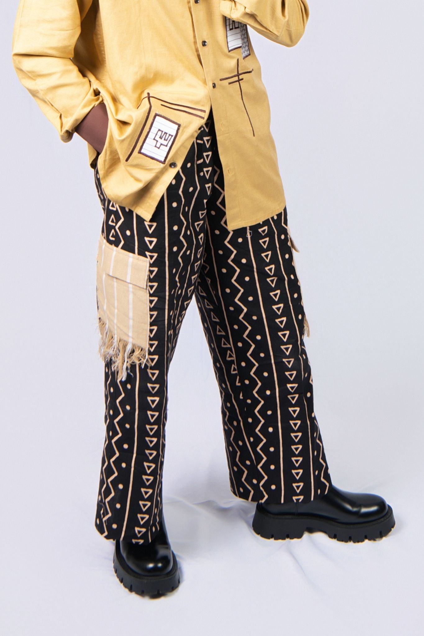 pantalons africains homme